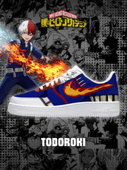 Shoto Todoroki V.2 Custom Air-Style Sneakers