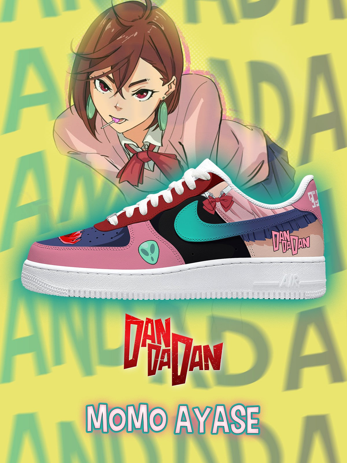 Momo Ayase V.1 Custom Air-Style Sneakers