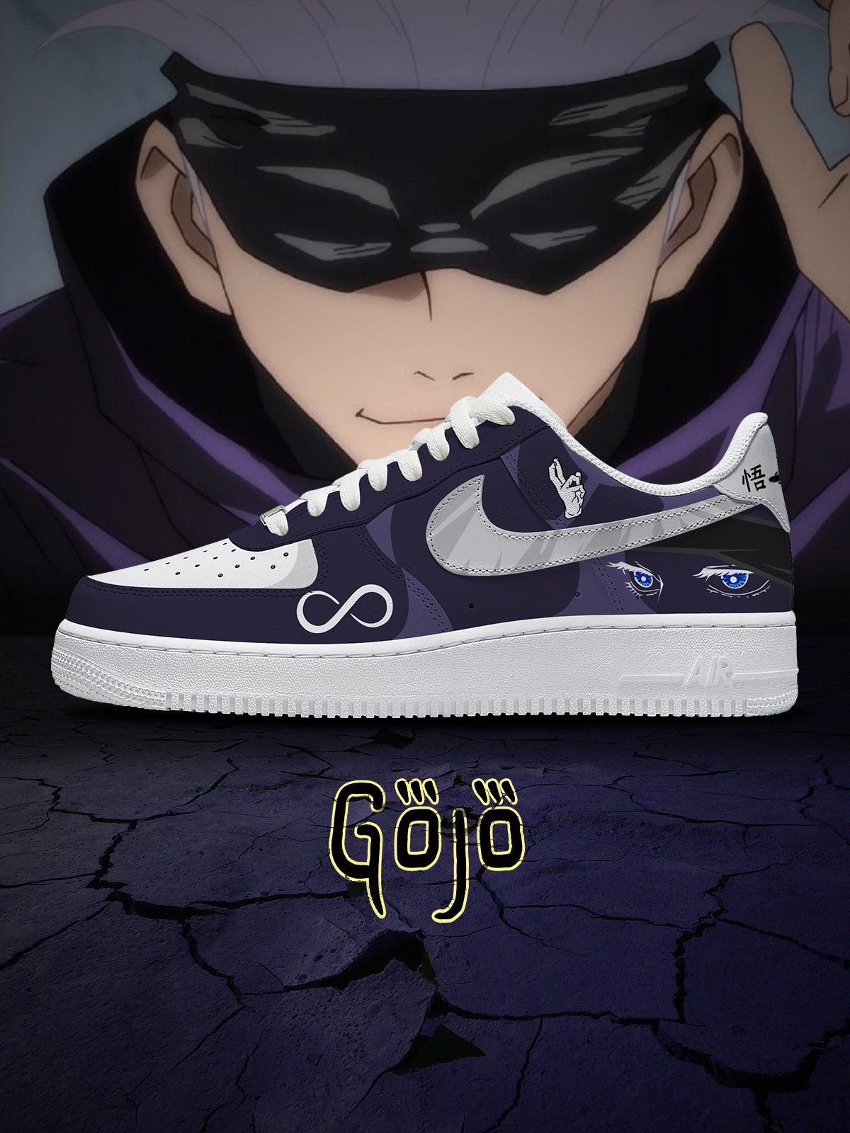 Zapatillas deportivas personalizadas Satoru Gojo V.9 Air-Style