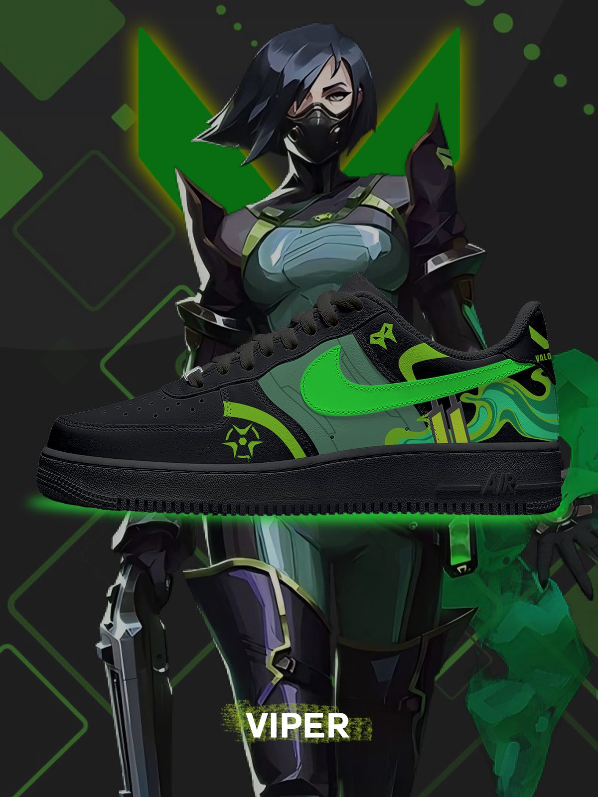 Viper V.1 Custom Air-Style Sneakers