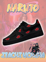 Zapatillas deportivas personalizadas Akatsuki Itachi Uchiha n.° 5 Air-Style