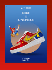 Monkey D. Luffy V.7 Custom Air-Style Sneakers