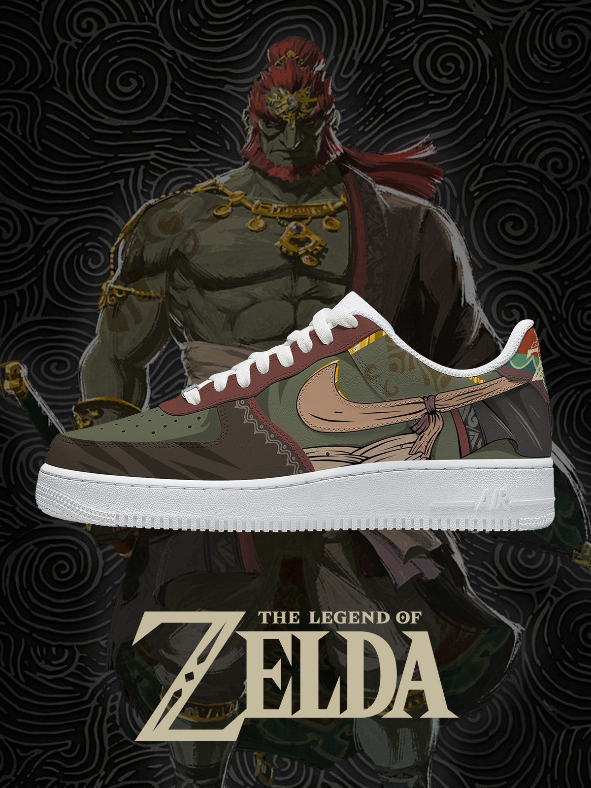 Ganondorf V.2 Custom Air-Style Sneakers
