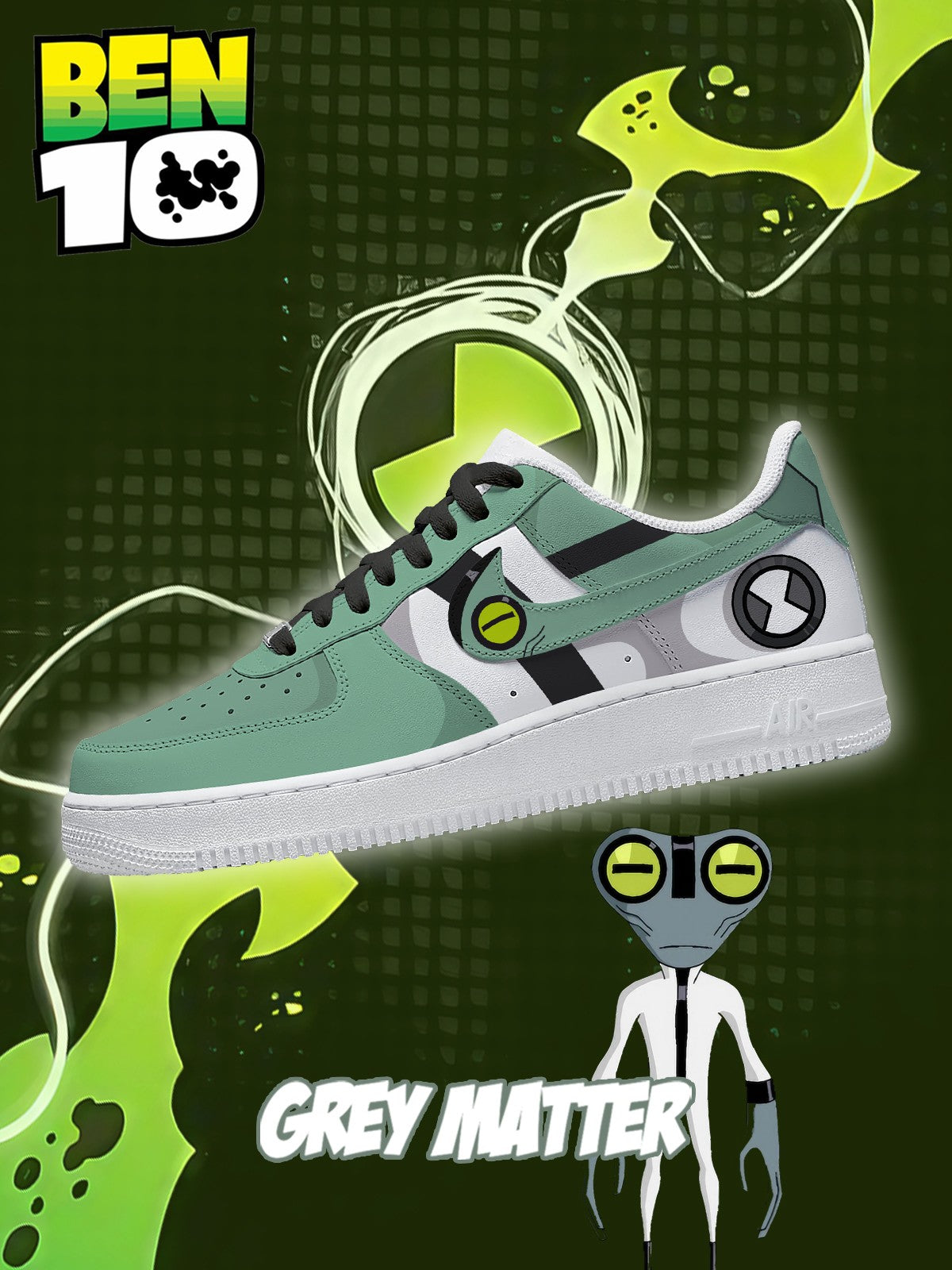 Grey Matter V.2 Custom Air-Style Sneakers