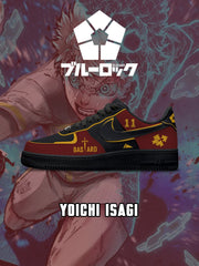 Yoichi Isagi V.2 Custom Air-Style Sneakers