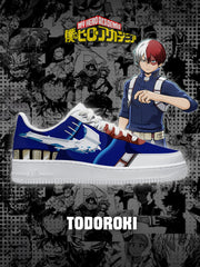 Shoto Todoroki V.2 Custom Air-Style Sneakers