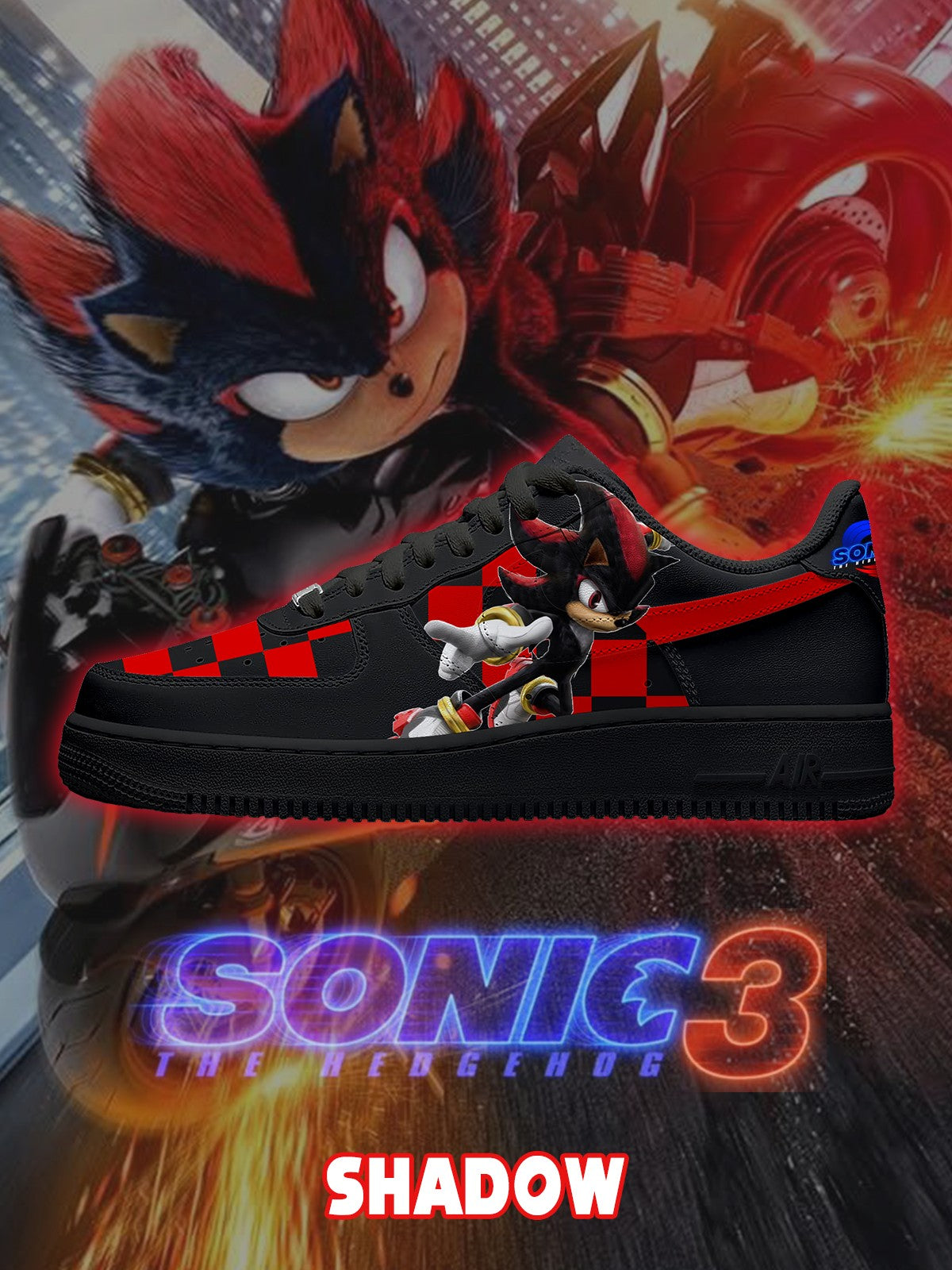 Shadow V.1 Custom Air-Style Sneakers