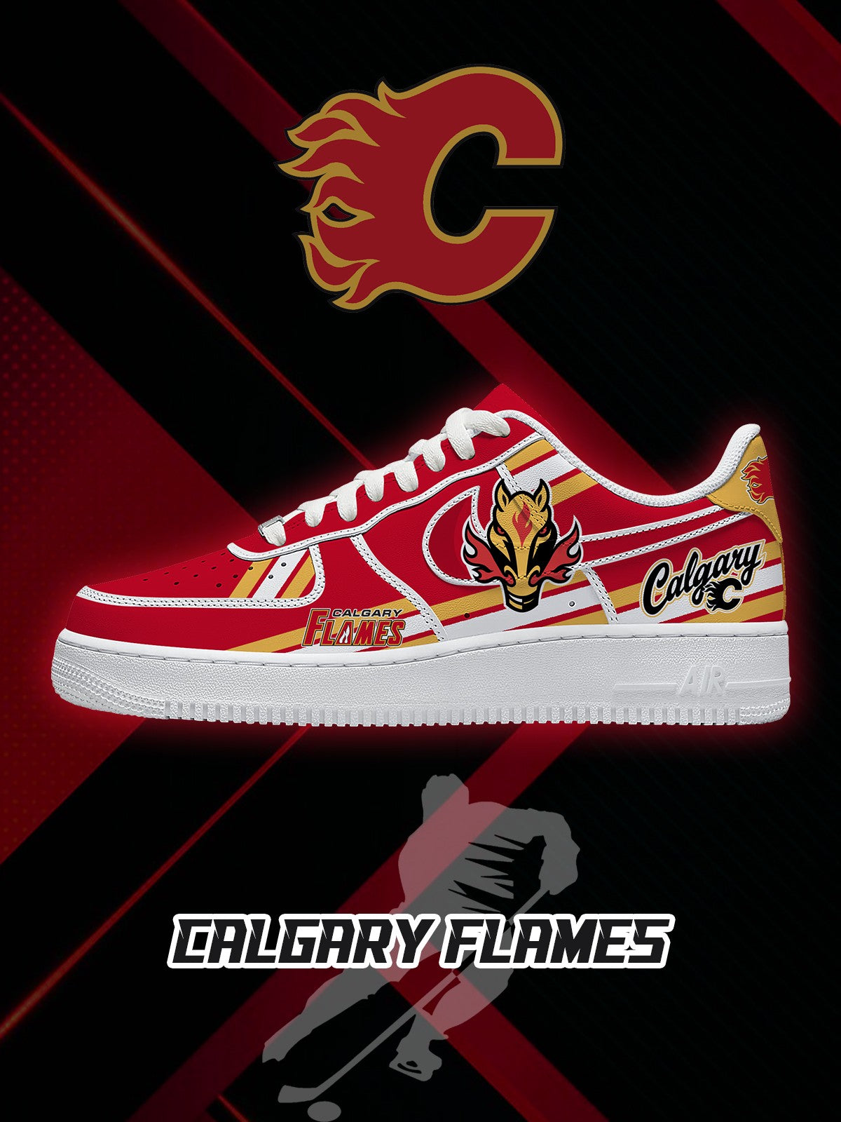 Zapatillas deportivas personalizadas Calgary Hockey V.2 Air-Style