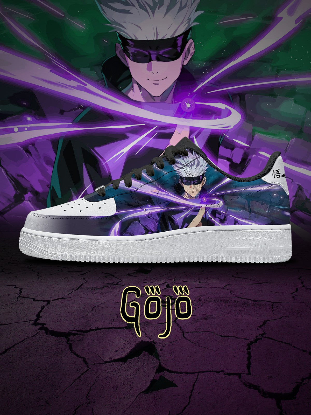 Satoru Gojo V.7 Custom Air-Style Sneakers