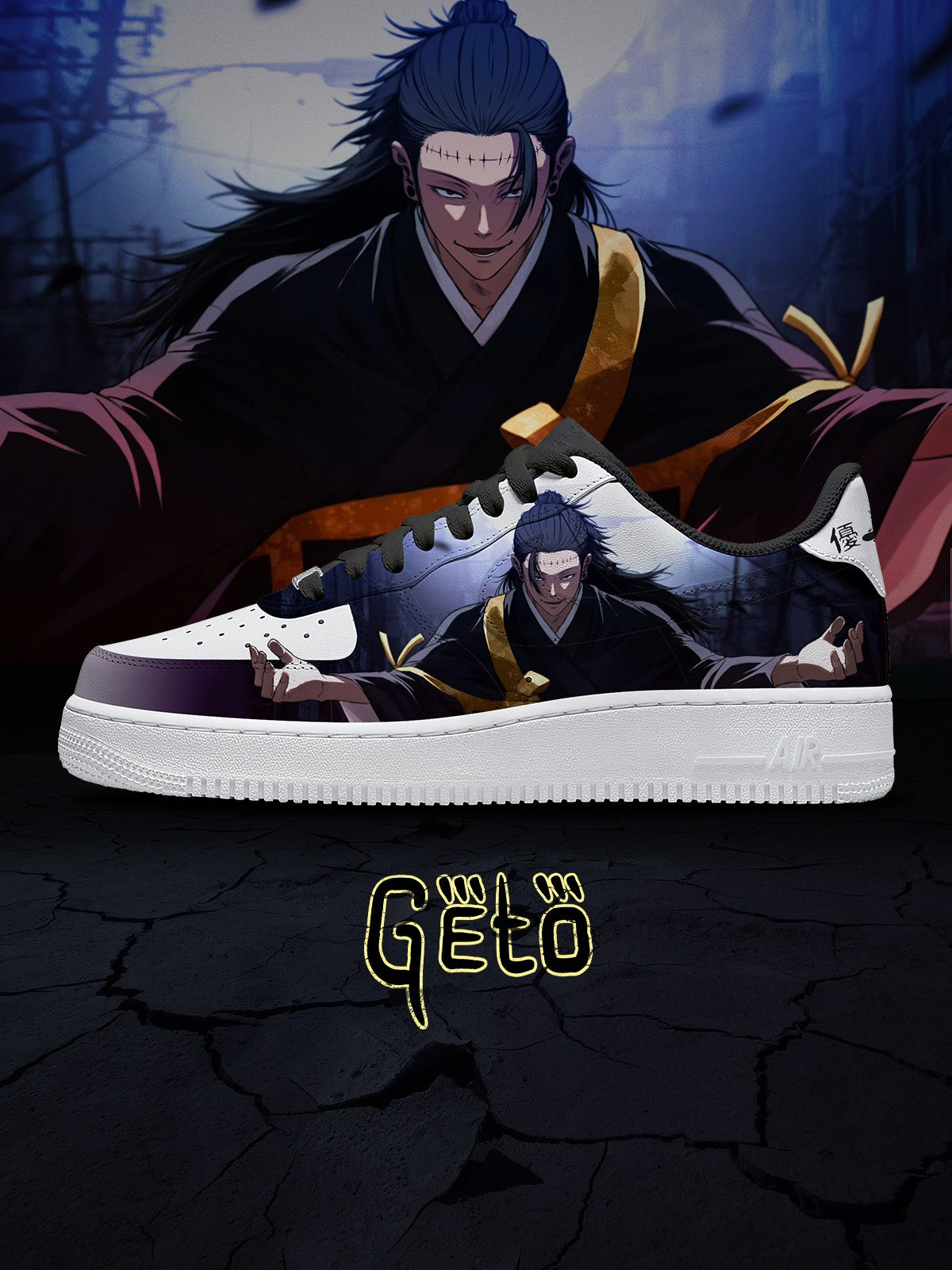 Suguru Geto V.3 Custom Air-Style Sneakers