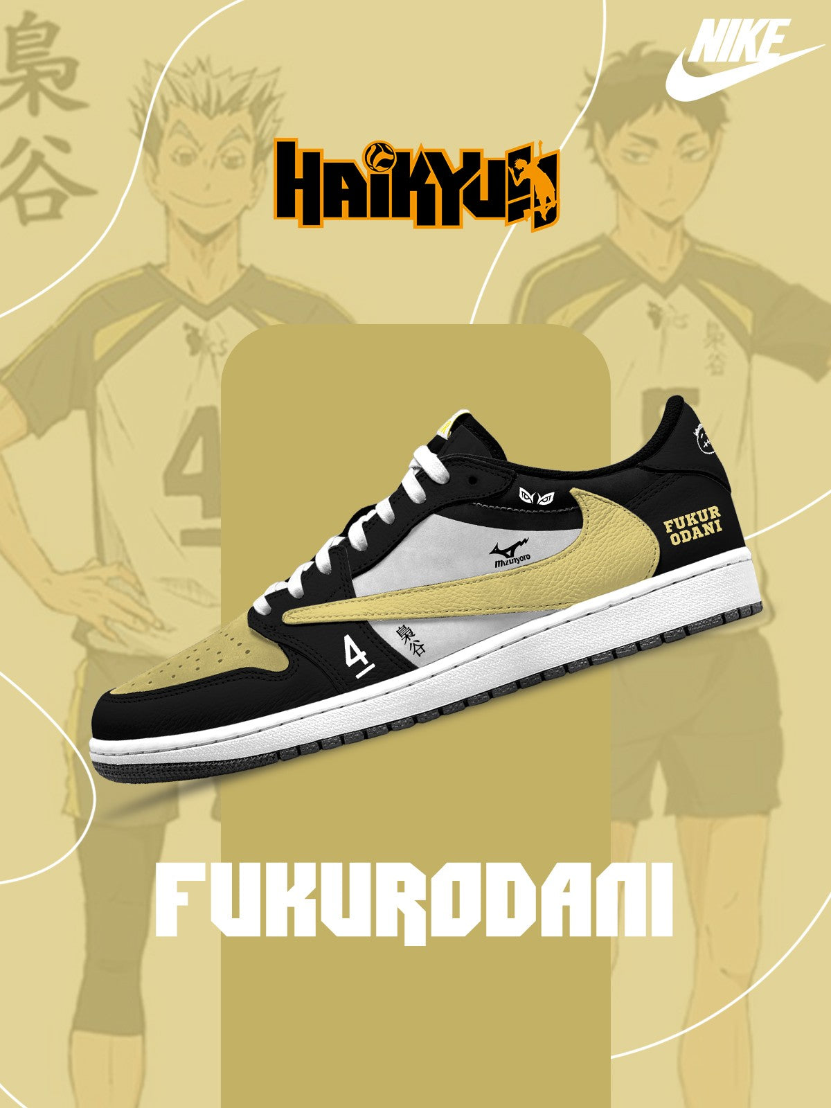 Zapatillas bajas Fukurodani Academy V.1 Custom TS