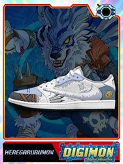 WereGarurumon V.1 Custom TS Low Sneakers