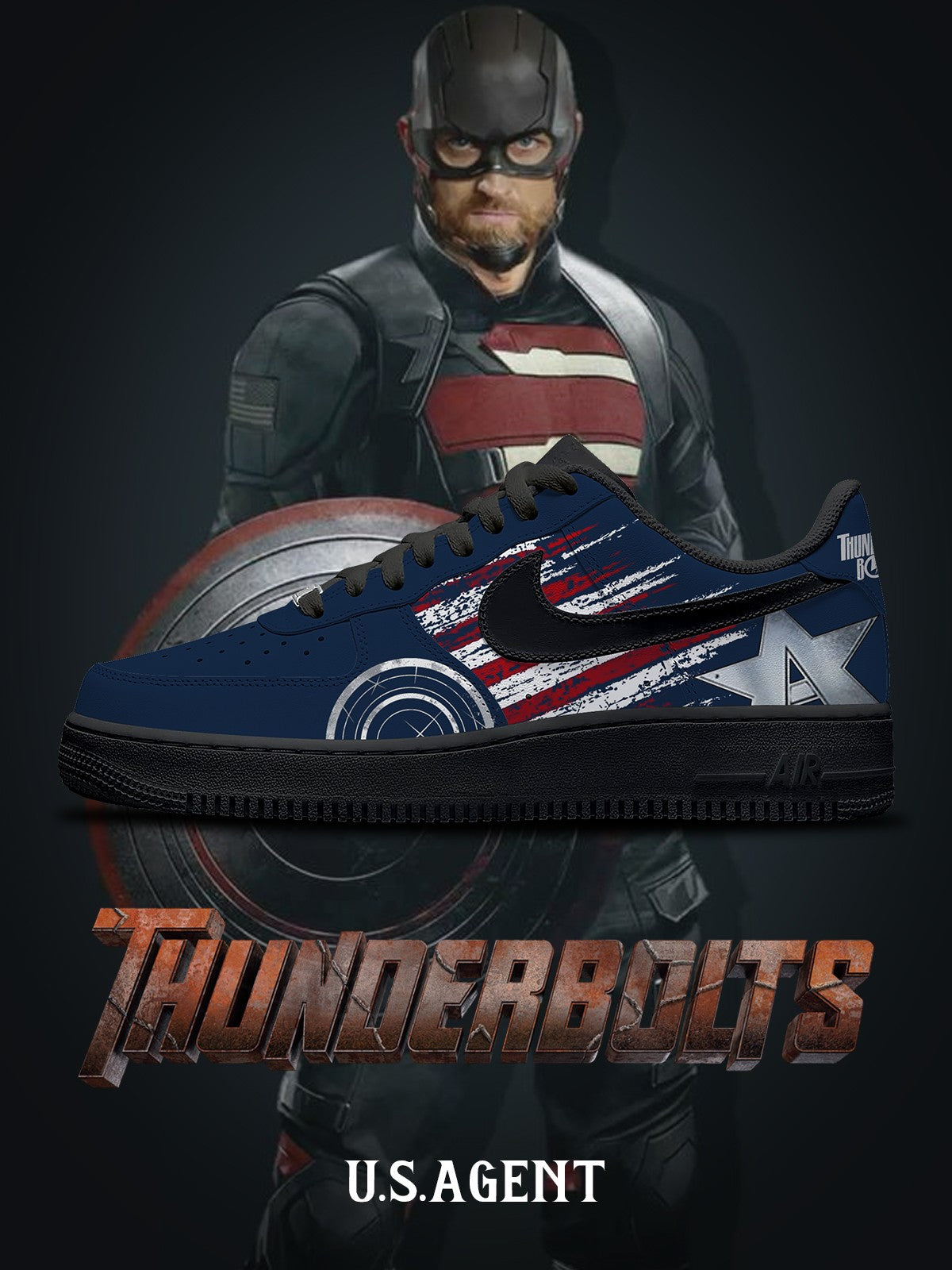 USAgent V.1 Custom Air-Style Sneakers