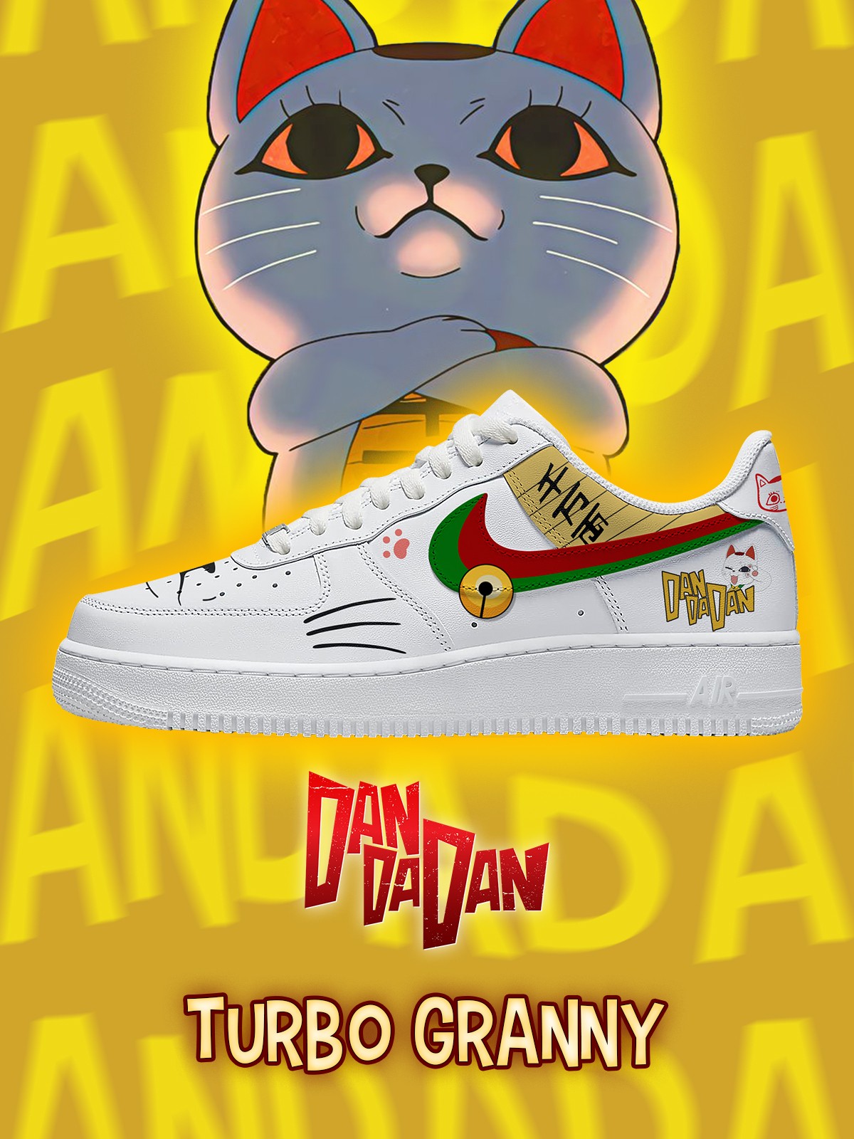 Turbo Granny V.6 Custom Air-Style Sneakers