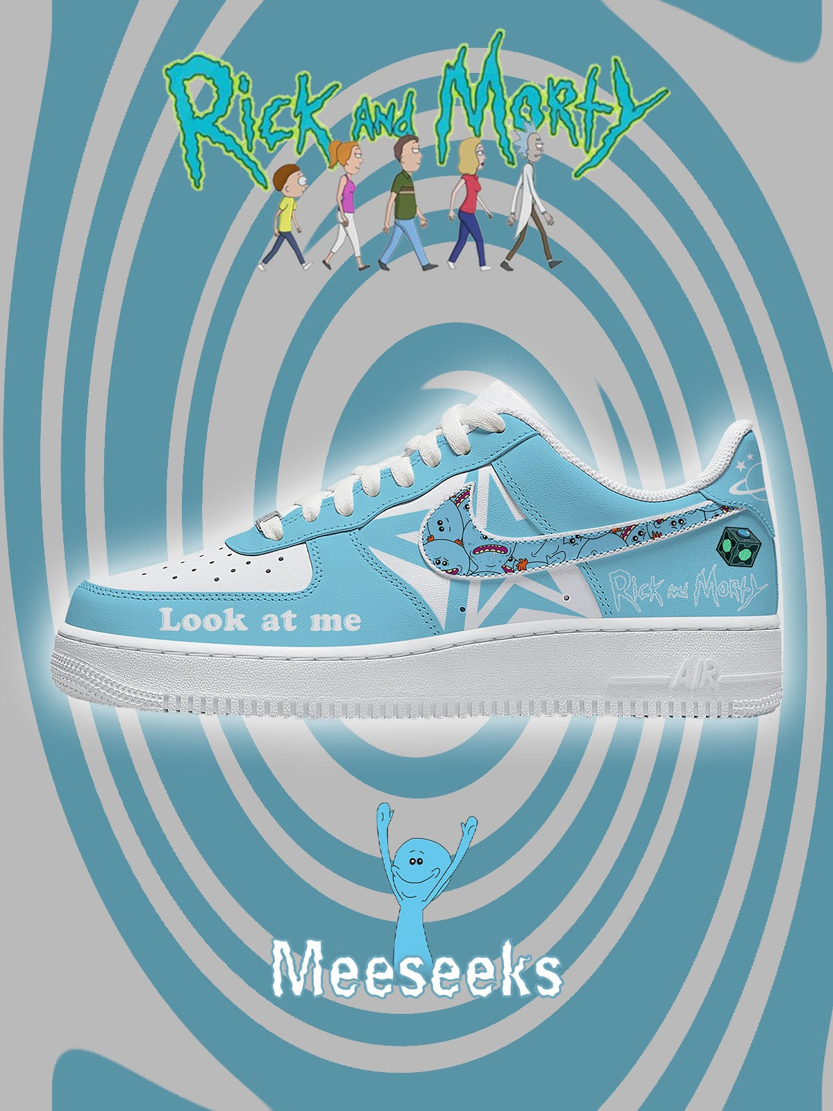 Meeseeks V.1 Custom Air-Style Sneakers