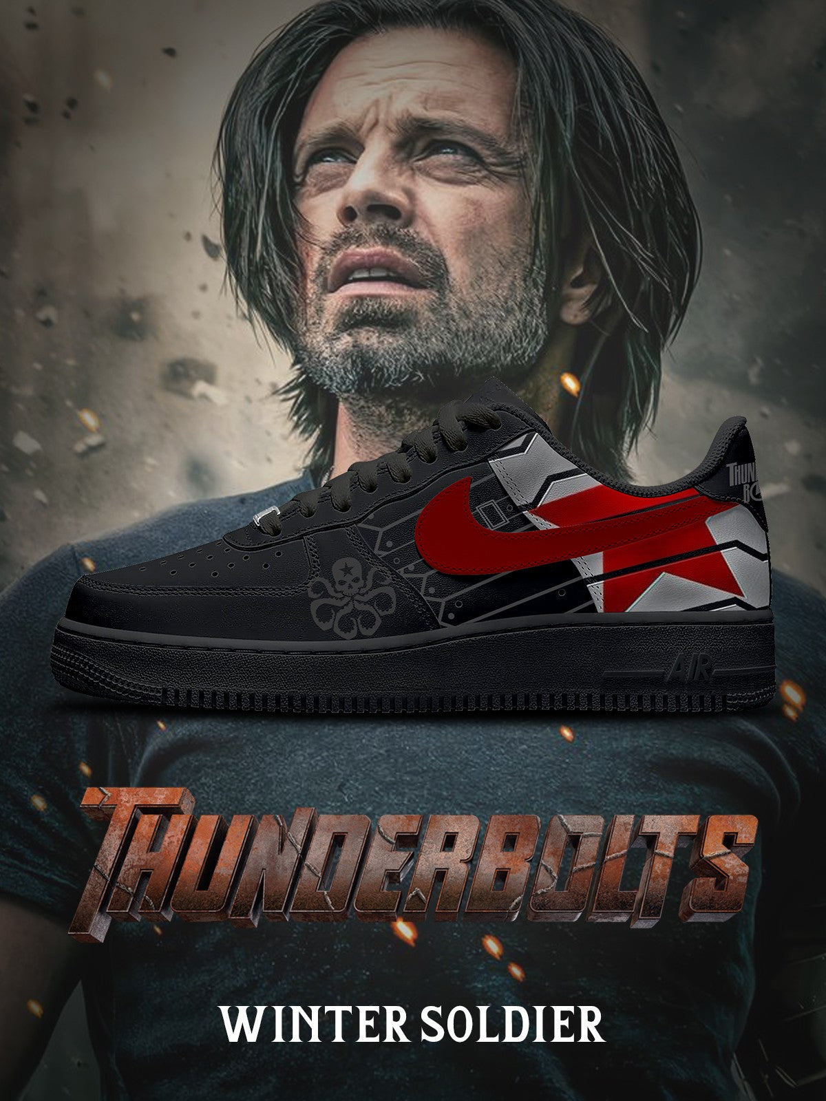 Winter Soldier V.1 Custom Air-Style Sneakers