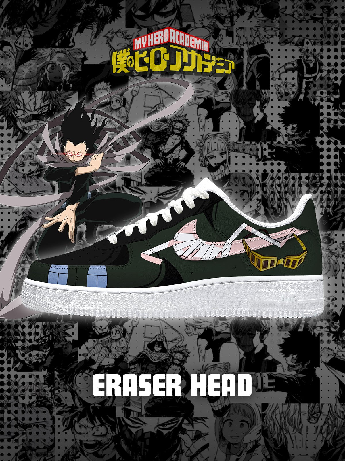 Zapatillas deportivas personalizadas estilo Air de Eraser Head