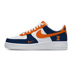 Zapatillas deportivas personalizadas estilo Air de Illinois College