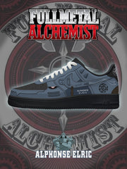 Alphonse Elric V.1 Custom Air-Style Sneakers
