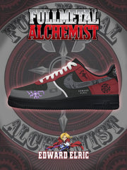 Edward Elric V.1 Custom Air-Style Sneakers