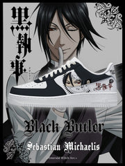 Sebastian Michaelis V.1 Custom Air-Style Sneakers