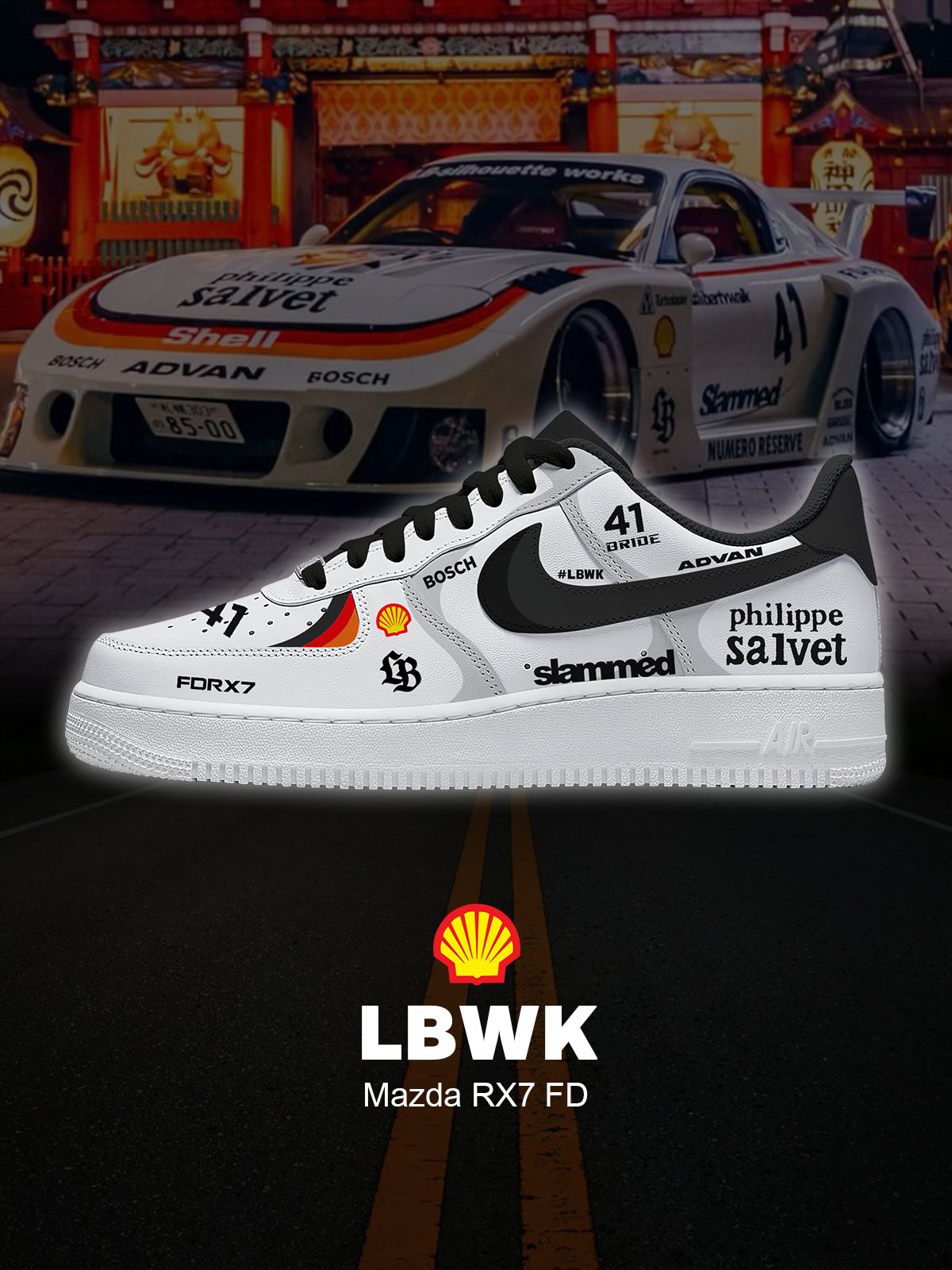 RX7 FD Custom Air-Style Sneakers