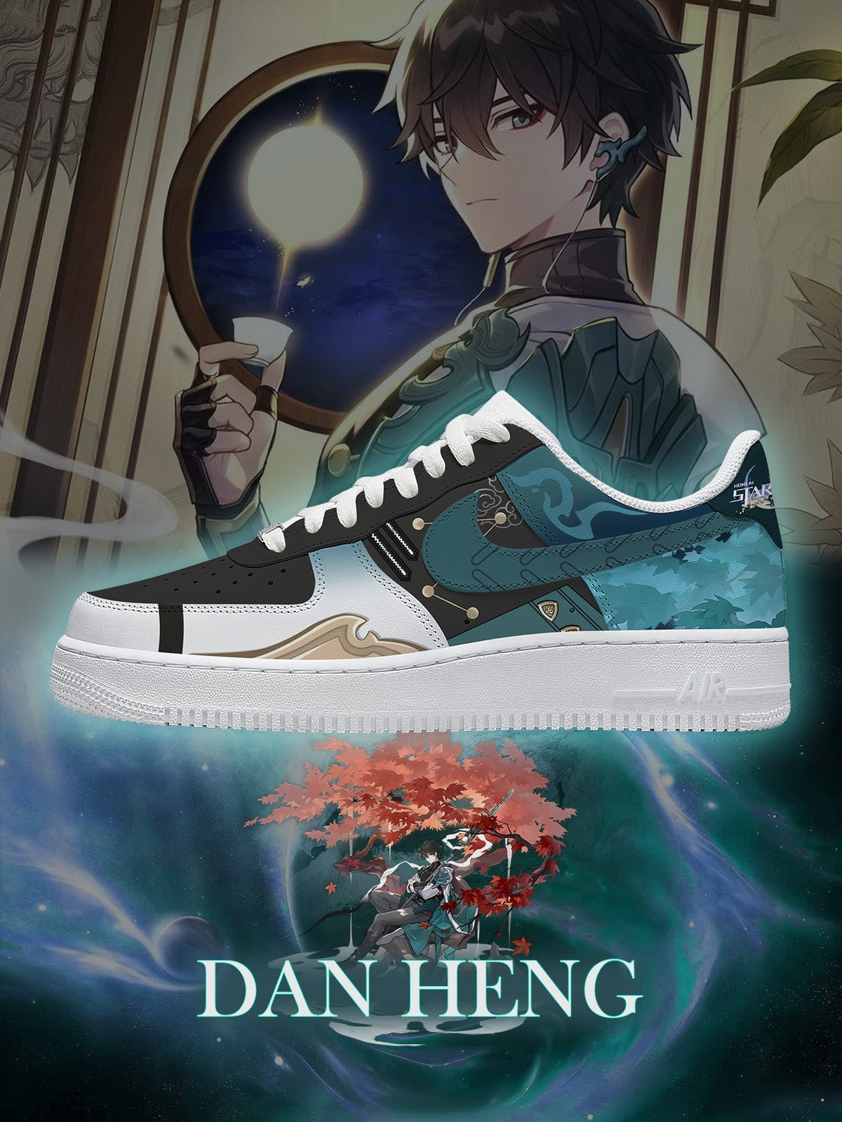 Dan Heng V.1 Custom Air-Style Sneakers