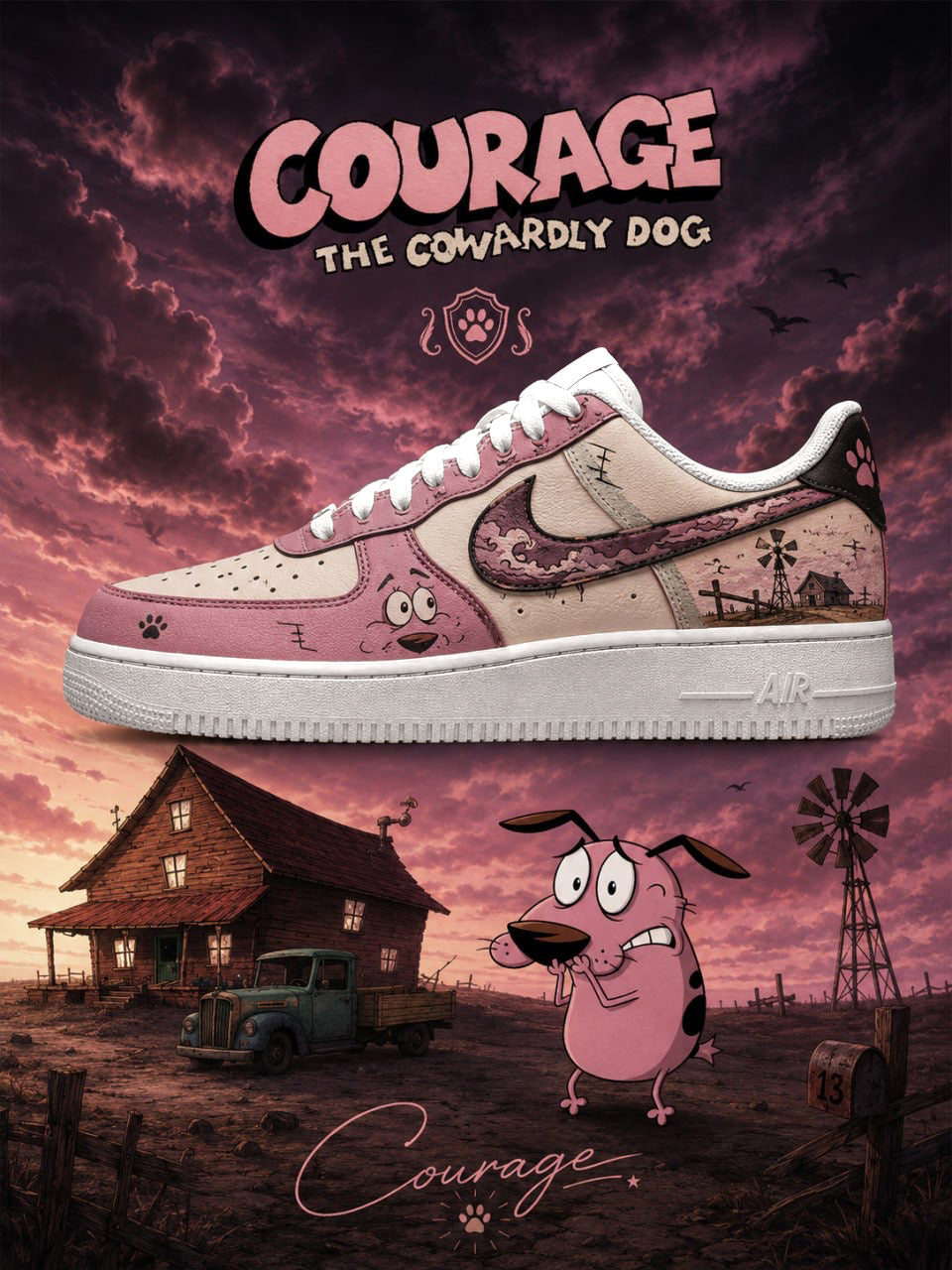 Courage V.1 Custom Air-Style Sneakers