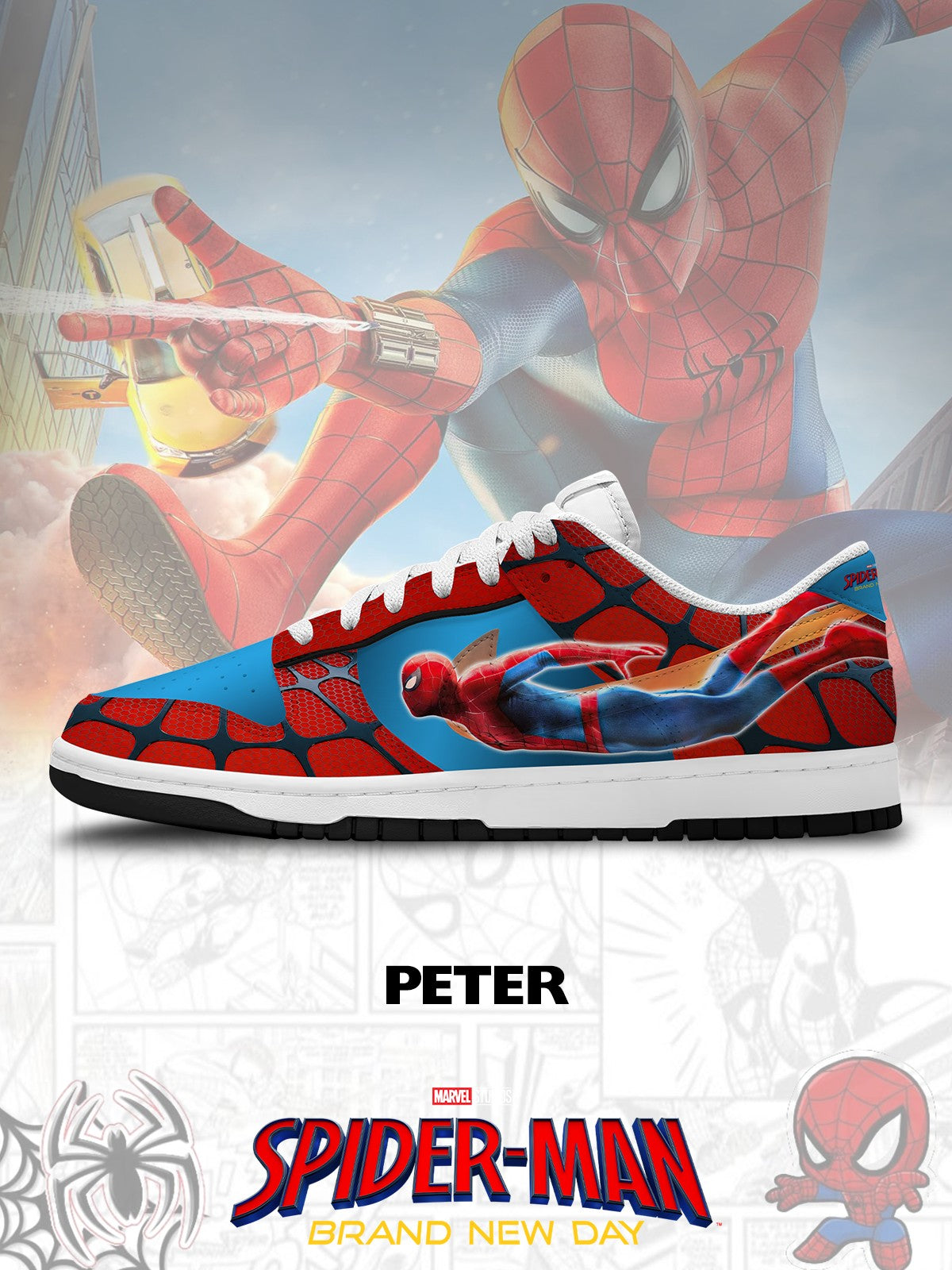 Peter V.1 Custom SB-Style Sneakers