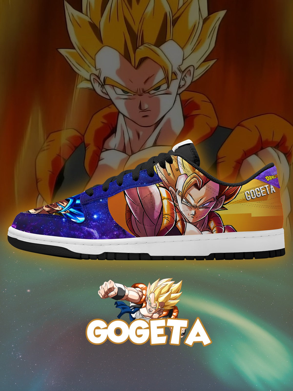 Gogeta V.1 Custom SB-Style Sneakers