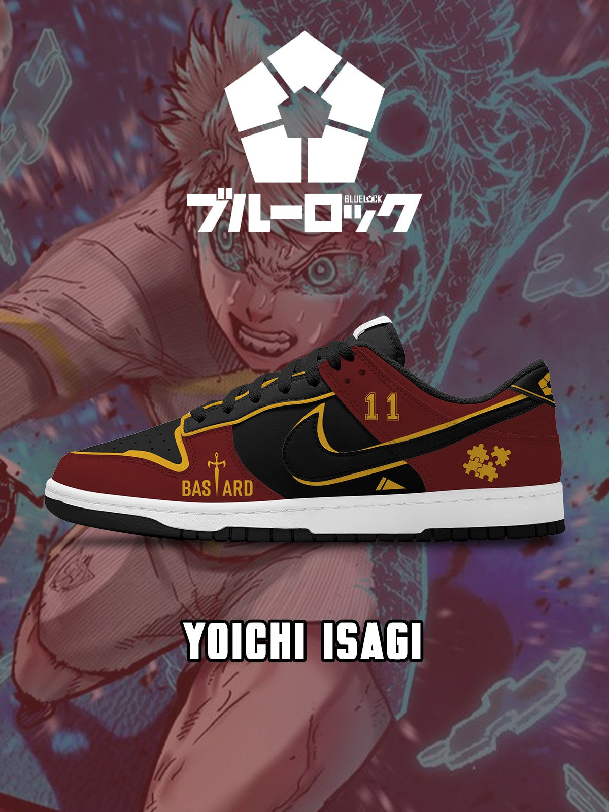 Yoichi Isagi V.2 Custom SB-Style Sneakers